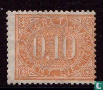Italië - Portzegel - 1869, Verzenden, Postfris