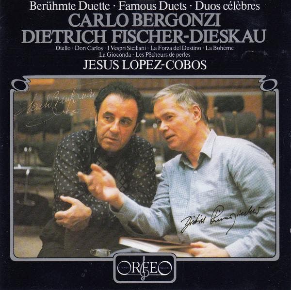 cd - Carlo Bergonzi - BerÃ¼hmte Duette - Famous Duets, Cd's en Dvd's, Cd's | Klassiek, Zo goed als nieuw, Verzenden
