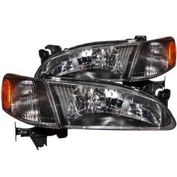 ANZO 1998-2000 Toyota Corolla Crystal Headlights Black, Ophalen of Verzenden, Nieuw