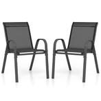 LIVSK Terrasstoelenset - Ergonomisch Ontwerp - Ademend en Sn, Verzenden, Nieuw