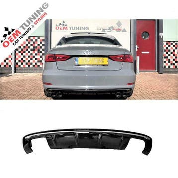 Diffuser voor AUDI A3 A4 A5 A6 A7 | S3 S4 S5 S6 S7 |, Nieuw, Achter, Bumper, Audi