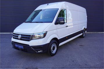 Volkswagen Crafter 140pk L4H3/L3H2 Trekhaak Camera Apple Car, Gebruikt, Volkswagen, Airconditioning, Wit
