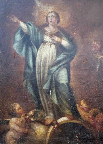 Escuela italiana (XVII-XVIII) - La Virgen Inmaculada