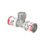 Uponor S-Press Plus perskoppeling Ø25x3/4x25 T-stuk - buite, Verzenden, Nieuw