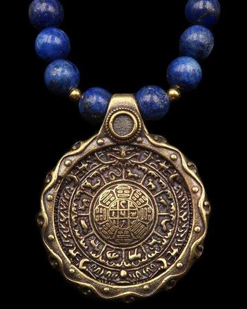 Lapis lazuli - Talisman Spiegelwachter Melong: Ritueel