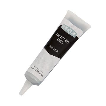 BrandNewCake Schrijftube Glittergel Zilver 34g, Verzenden, Nieuw