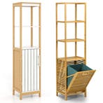 LIVSK Badkameropbergsysteem - Uitschuifbare Mand - Smalle Ka, Verzenden, Nieuw