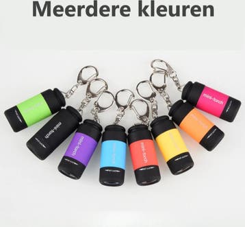 Mini USB LED zaklamp – oplaadbaar via USB, Ophalen of Verzenden, Nieuw