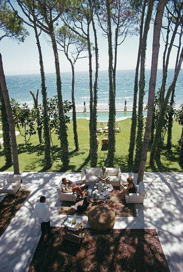 Slim Aarons (1916–2006) - Bergese oversize print