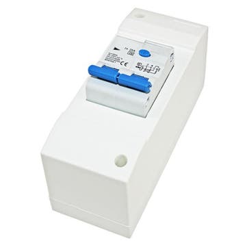 Zekeringkast 2-Modules met Aardlekschakelaar 30mA, Caravans en Kamperen, Nieuw