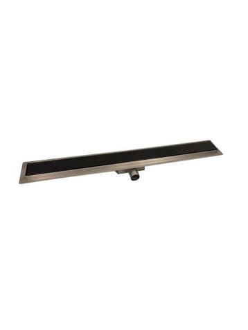 Luxe douchedrain 90cm zwart met glasplaat (Opruiming), Ophalen of Verzenden, Nieuw, Overige typen