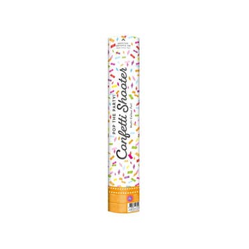 Confetti folie Shooter multicolour 40cm, Verzenden, Nieuw, Feestartikel