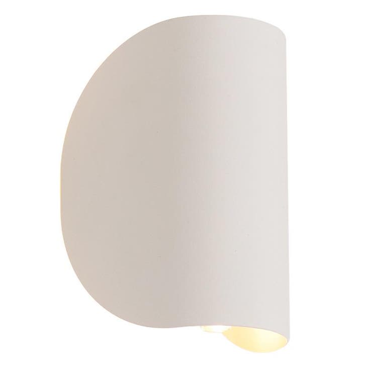 Moderne wandlamp wit, Salomon, Huis en Inrichting, Lampen | Wandlampen, Nieuw, Metaal, Ophalen of Verzenden