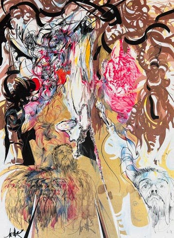 Raymond Moretti (1931-2005) - LHomme de la Mancha -
