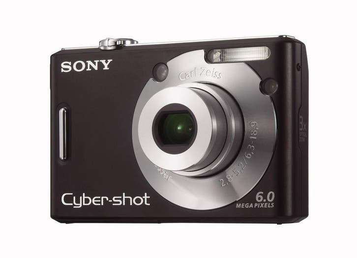 Sony Cyber-Shot DSC-W40 Digitale Compact Camera - Zwart, Audio, Tv en Foto, Fotocamera's Digitaal, Zo goed als nieuw, Verzenden