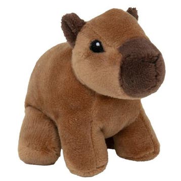 Nature Planet capybara knuffel - pluche - bruin - 13 cm, Verzenden, Nieuw