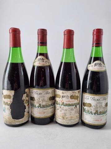 1970 (x2) & NV (x2) La Rioja Alta, Viña Ardanza - Rioja, Nieuw