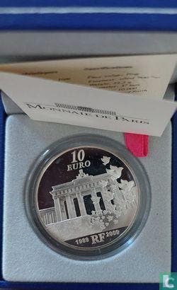 Frankrijk 10 euro 2009 (PROOF) 20th Anniversary of the F..., Postzegels en Munten, Munten | Europa | Euromunten, Verzenden, Goud