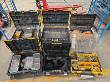 (8x) lege opbergkoffer Dewalt Tough system 2.0, Nieuw