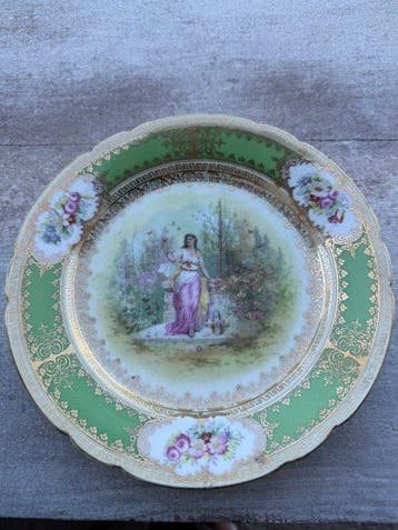 Royal Vienna style - Schotel - Porselein - Bord van