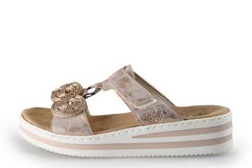 Rieker Slippers in maat 37 Roze, Slippers, Overige kleuren, Verzenden, Zo goed als nieuw