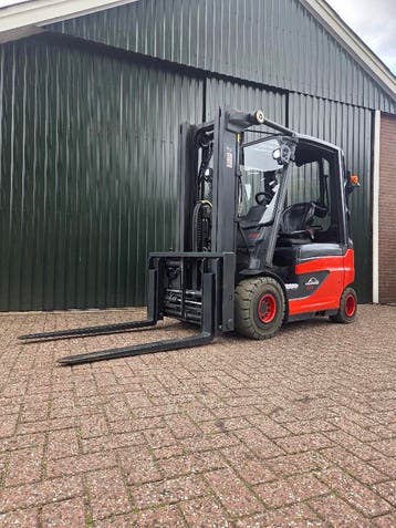 Linde E25 Elektrische Heftruck Triplex, Spreider, 2000 uur!!, Linde, Heftruck, Ophalen of Verzenden, Elektrisch