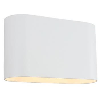 Aluminium wandlamp Rodigo, Wit, Huis en Inrichting, Lampen | Wandlampen, Ophalen of Verzenden, Nieuw, Metaal