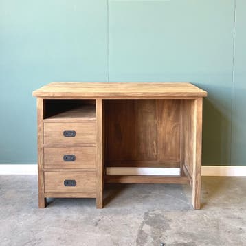 Klein Bureau | Teakhout | 110cm breed | 50cm diep |, Huis en Inrichting, Bureaus, Ophalen of Verzenden, Nieuw