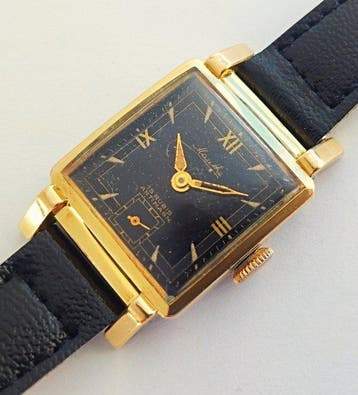 Mauthe - Germany (cal. 1001) - Tank - art deco style - gold, Nieuw