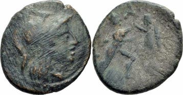 271-239 v Chr Antigonos Ii Gonatas Makedonien Bronze Athe..., Verzenden