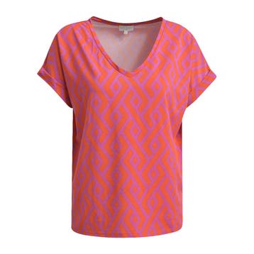 Milano Italy • shirt neon pink • S, Kleding | Dames, Tops, Verzenden, Roze, Maat 36 (S), Milano Italy