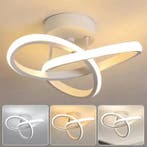 Ronde Moderne LED Plafondlamp Zwart/Wit/Zilver – Rond Design, Verzenden, Nieuw