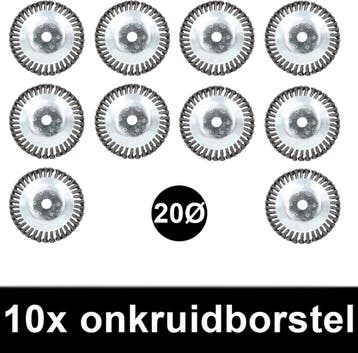 Kibani onkruidborstel 20cm per 10 (Tuin gereedschap), Ophalen of Verzenden, Nieuw