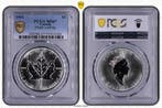 Canada 1 oz Maple Leaf 1991 PCGS MS67 gecertificeerd, Verzenden, Noord-Amerika, Losse munt, Zilver