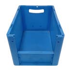 Magazijnbak, 400x300x270 mm, euronorm, blauw pp, gebruikt -, Doe-het-zelf en Verbouw, Kratten en Dozen, Gebruikt, 40 tot 60 cm
