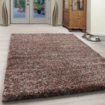 Hoogpolig Vloerkleed | Shaggy | Enjoy | Rosé | 120x170 cm, Verzenden, Nieuw