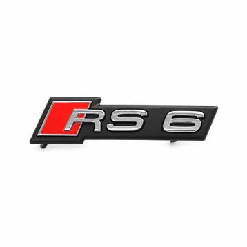 Audi RS6 (C8) embleem - chroom, Ophalen of Verzenden, Nieuw, Audi