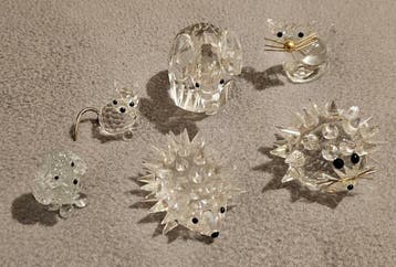 Swarovski - Beeldje - Diverse swarovski dieren (6) - Kristal