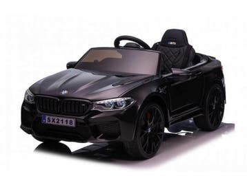 BMW M5, Leder zitje, Rubberen banden, Kinder Accu Auto!, Ophalen of Verzenden, Nieuw