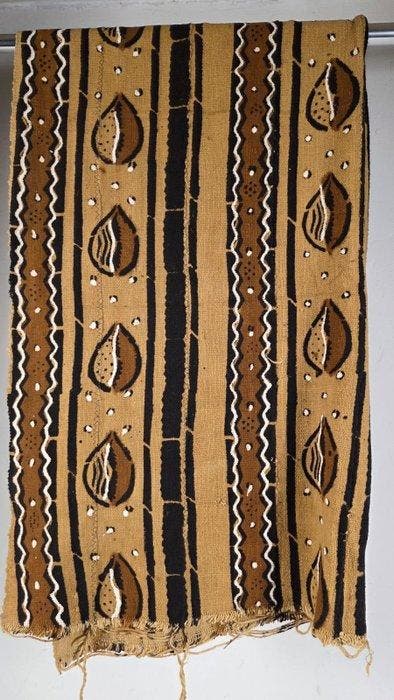 Katoenstof - Bogolan - Mali (Zonder minimumprijs), Antiek en Kunst, Kunst | Niet-Westerse kunst