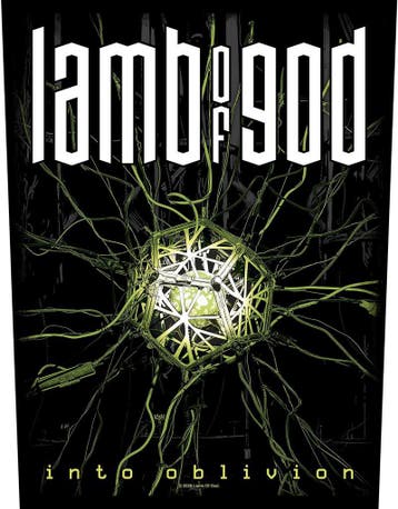 Lamb of God - Into Oblivion - Rugpatch officiële merchandise, Ophalen of Verzenden, Nieuw, Kleding
