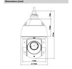 Dahua IPC-SD49225DB-HNY 2MP  Speed Dome 25x zoom. PTZ,, Ophalen of Verzenden, Nieuw