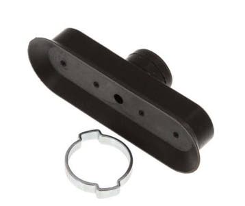 100x35mm Ovaal vlak NBR Zwart Vacuümzuignap Slag 3mm Oorklem, Doe-het-zelf en Verbouw, Verzenden, Nieuw