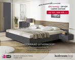 Tweepersoonsbed Lamelle OP=OP (-25%) van 559,- voor 419,-, Overige materialen, Verzenden, Wit, Modern tweepersoonsbed