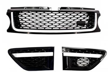 Grillen Range Rover Sport Facelift L320 09-13 Zwart, Ophalen of Verzenden, Nieuw
