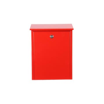 Allux 200 wandbrievenbus staal - rood, Verzenden, Nieuw