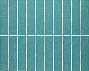 Wandtegel Lichtblauw 7,5x30cm (Muurtegels, Afbouwmaterialen), Doe-het-zelf en Verbouw, Nieuw, 20 tot 40 cm, 10 m² of meer, Wandtegels