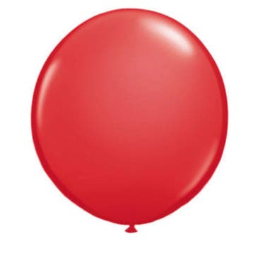 Rode grote Qualatex ballon 90 cm - Ballonnen, Ophalen of Verzenden, Nieuw