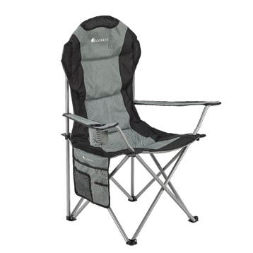 Inklapbare Campingstoel / Vouwstoel Lido - Grijs - Incl. Opb, Verzenden, Nieuw