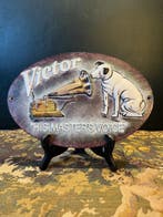 His Masters Voice - Reclamebord - gietijzer
